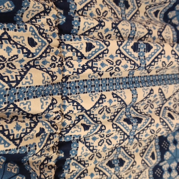 Maggy London Patchwork Print Stretch Sleeveless Maxi Dress- Sz. 10 - Picture 10 of 14